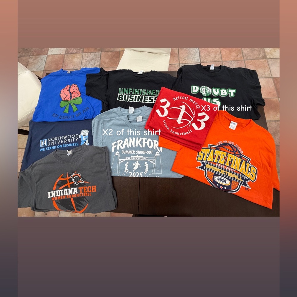 Eleven size medium tee shirts